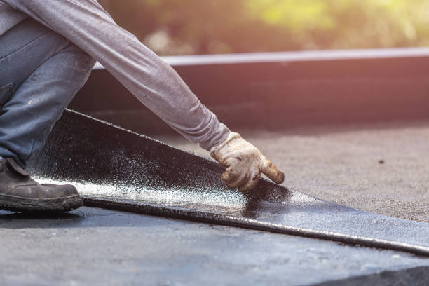 Professional Waterproofing technician working in Middletown, NJ